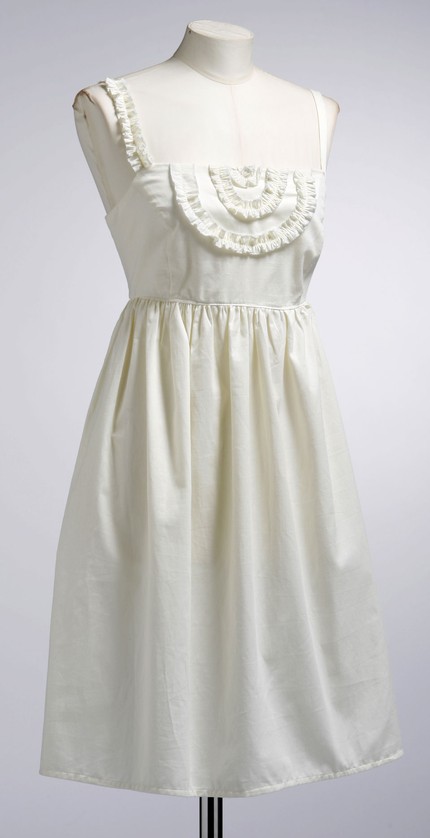Ruffle patch Sweet dress by pinkershoes 